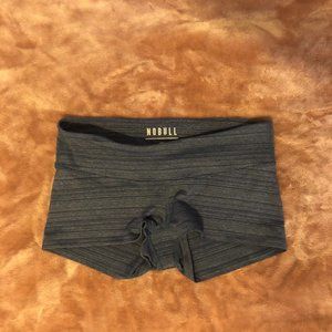 NOBULL 2" shorts navy stripe